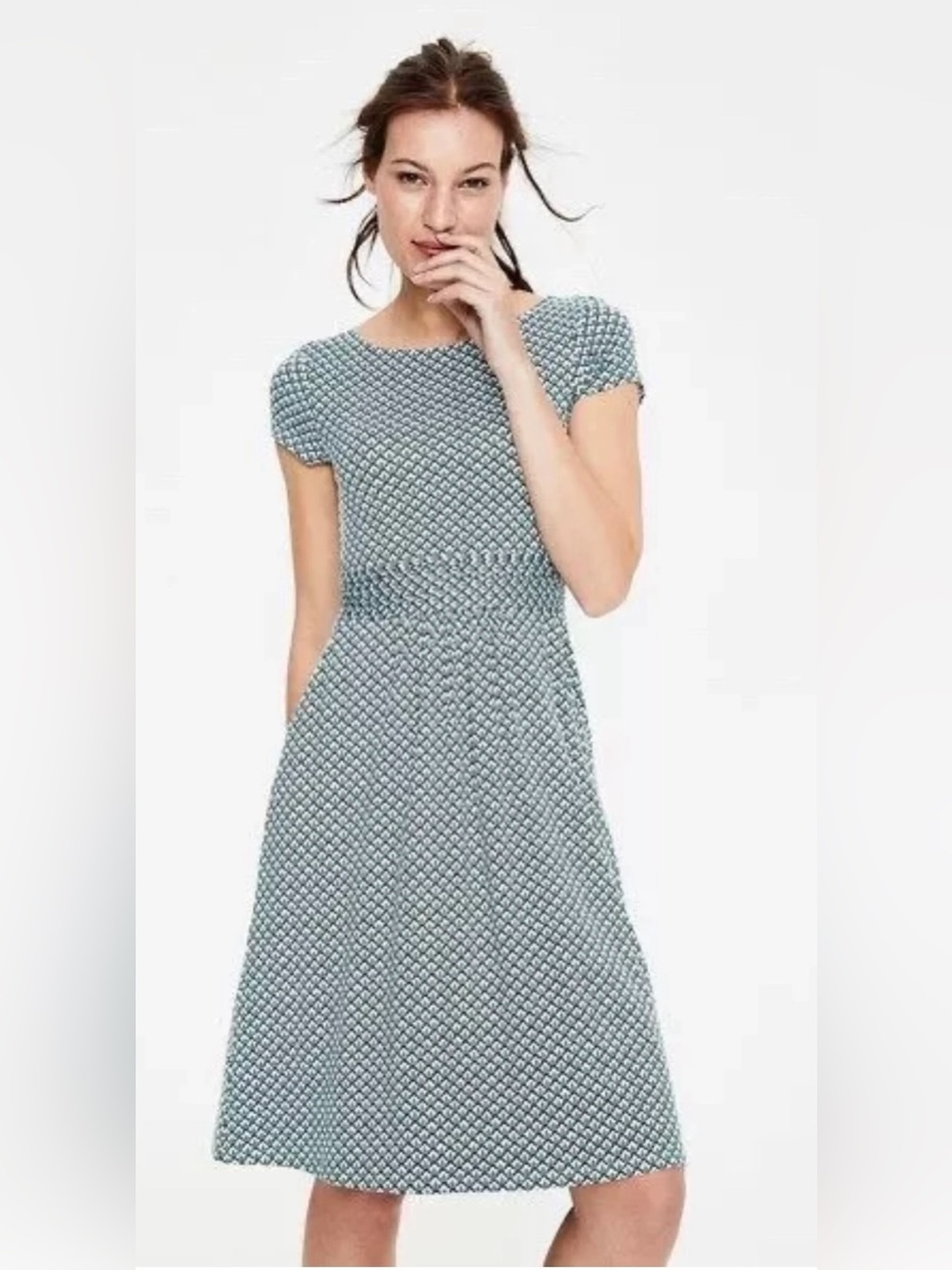 BODEN Amelie Jersey A-Line Dress